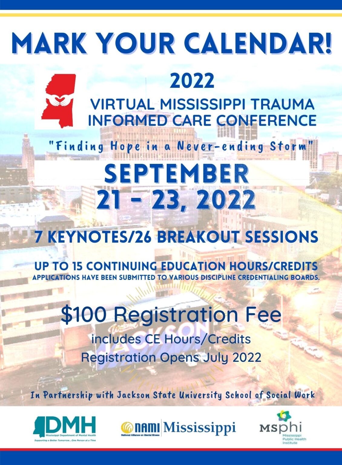 Register now for the 2022 Trauma Informed Care Conference, September 21