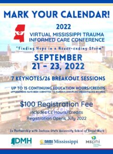 2022 Trauma Informed Care Conference Save the Date